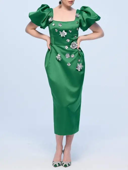 Платье шелковое THE NAMES