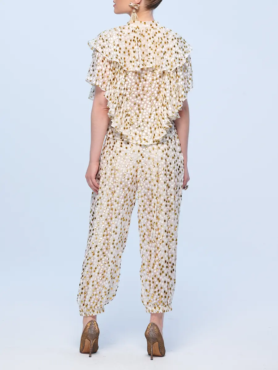 Костюм в горох