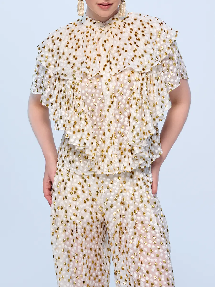 Костюм в горох