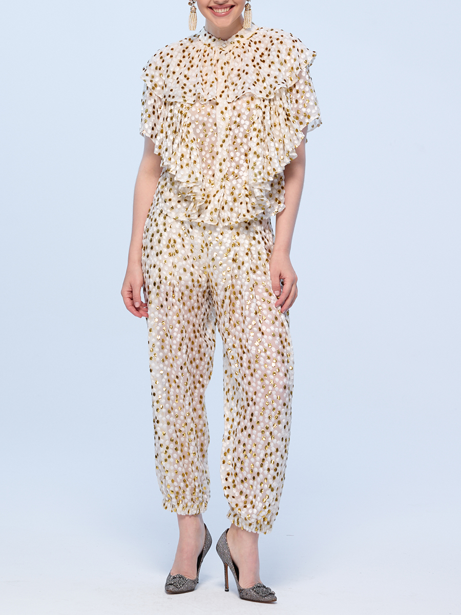 Костюм в горох