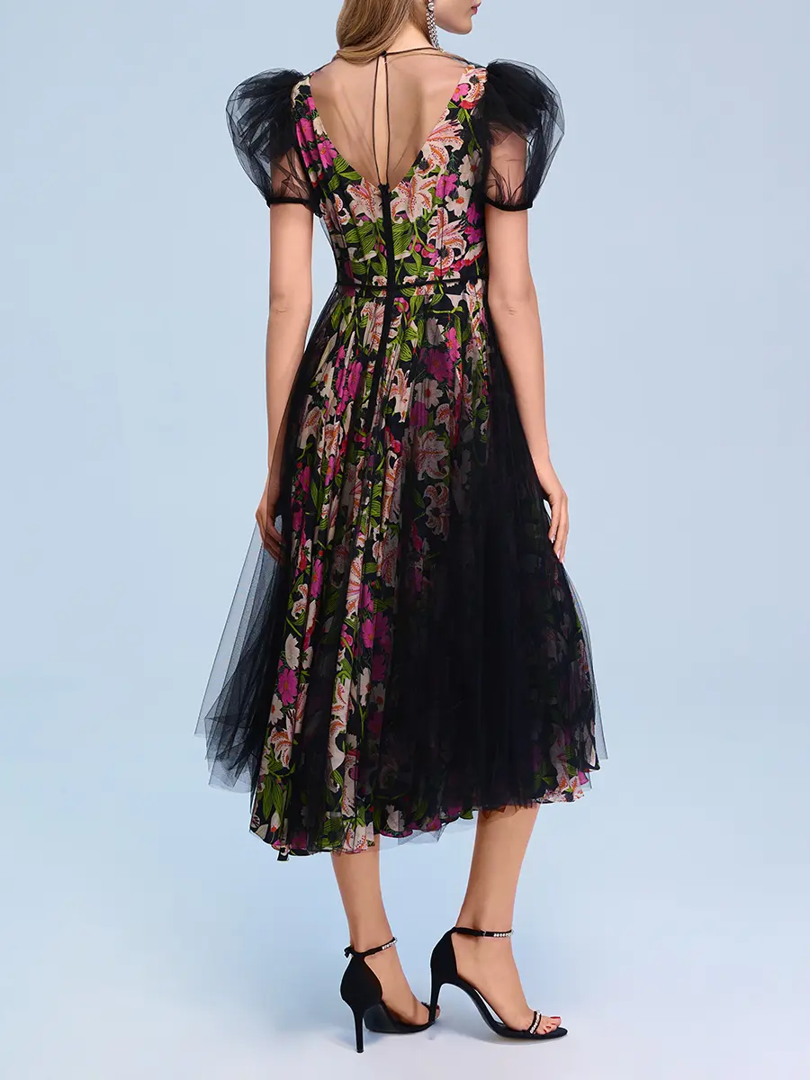 Платье двухслойное