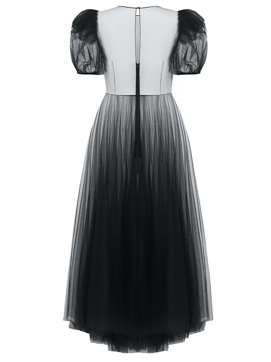 Платье двухслойное