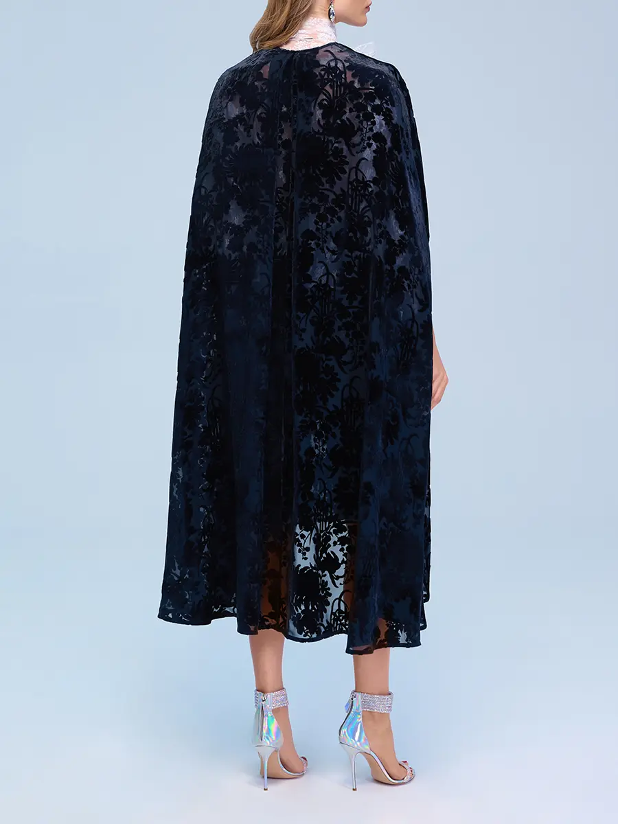 Кейп и бриджи из панбархата