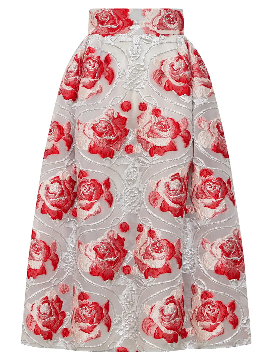 Юбка шелковая