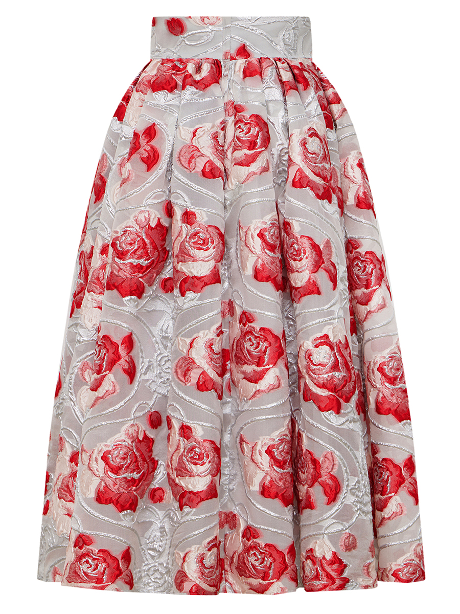 Юбка шелковая