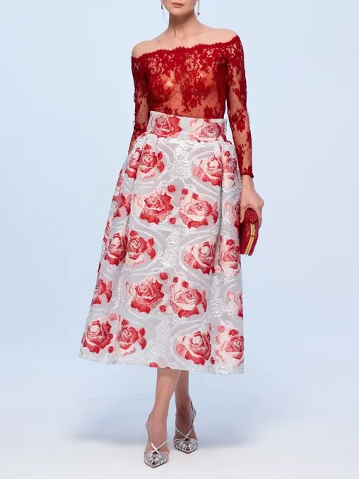 Юбка шелковая THE NAMES