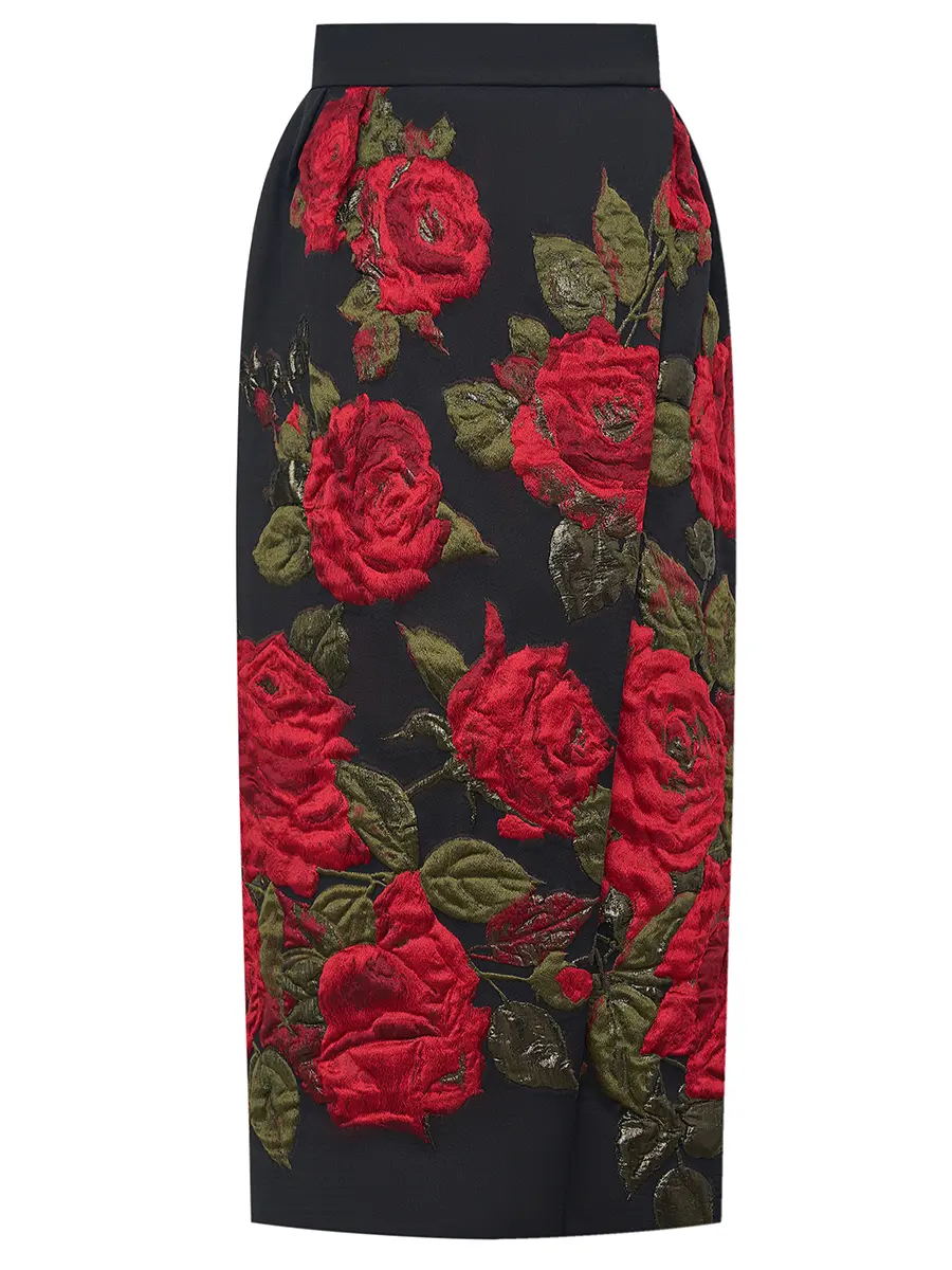 Юбка из жаккарда