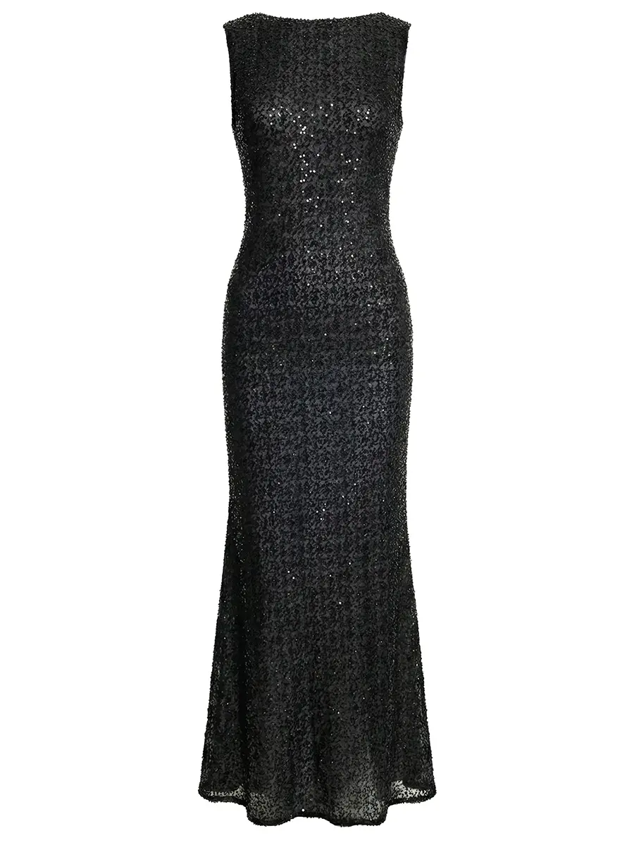 Платье с пайетками