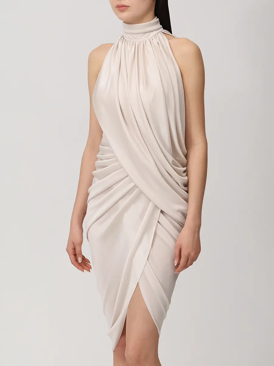 Платье Amelia однотонное