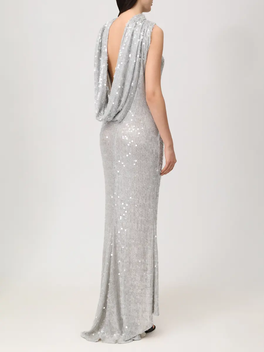 Платье Silver с пайетками
