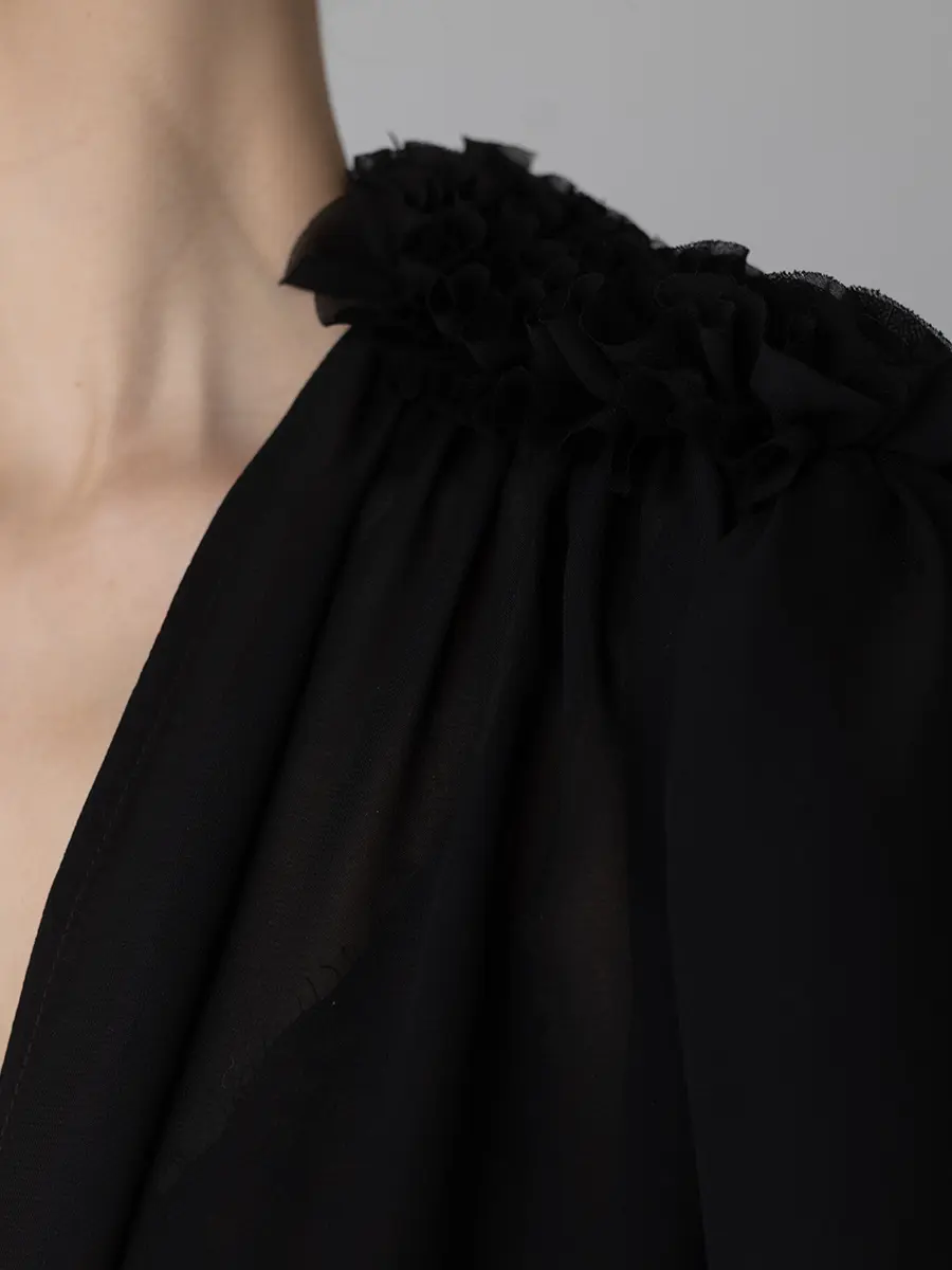 Блуза шелковая