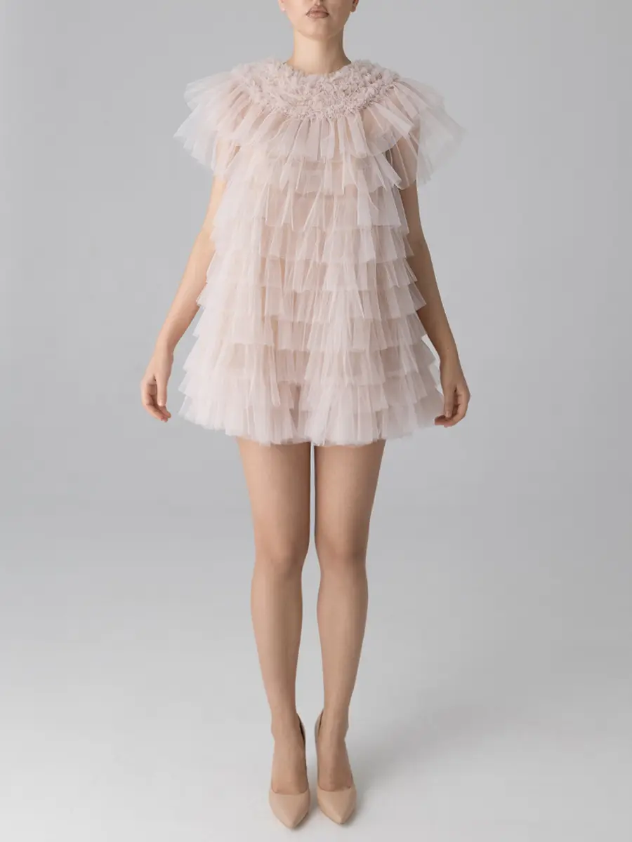 Платье хлопковое PETALS