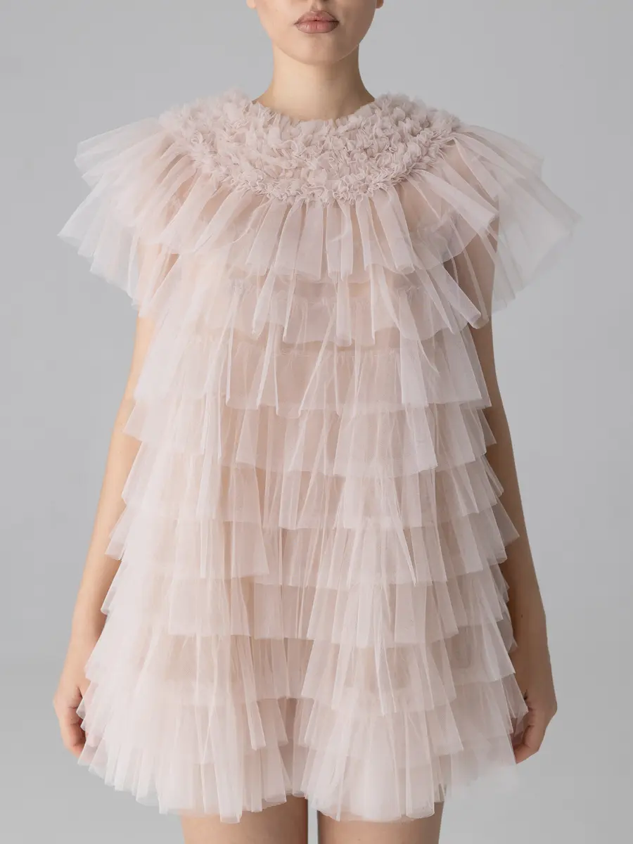 Платье хлопковое PETALS