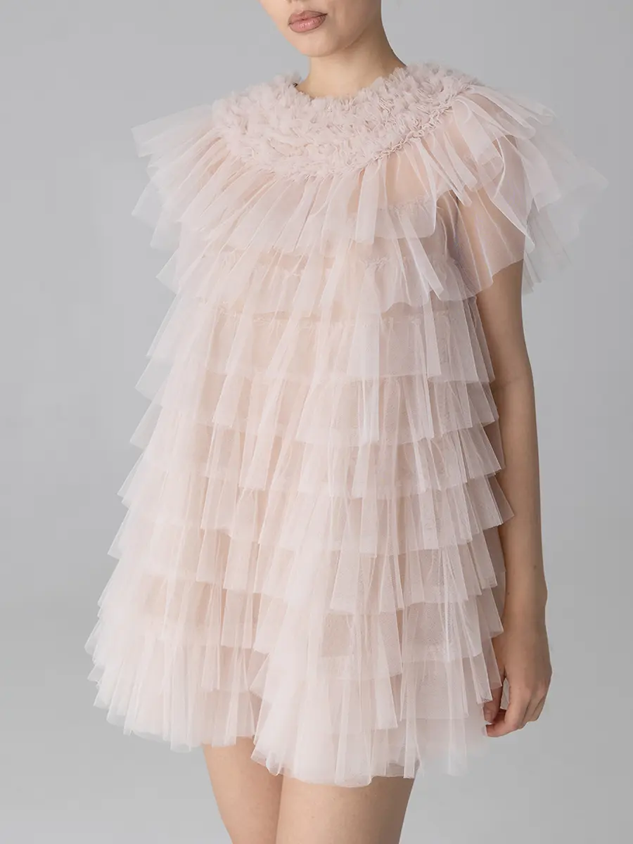 Платье хлопковое PETALS