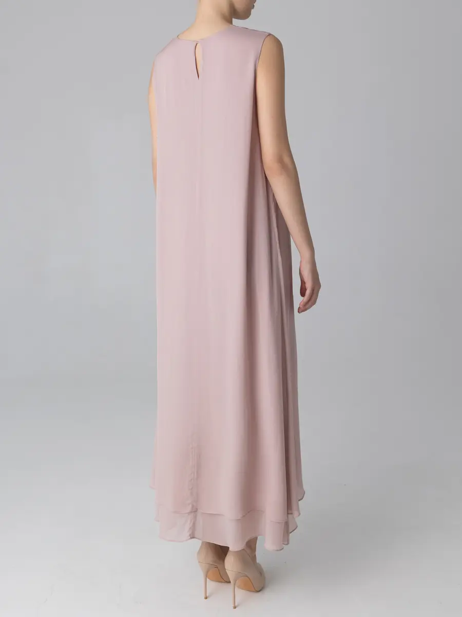 Платье шелковое PETAL