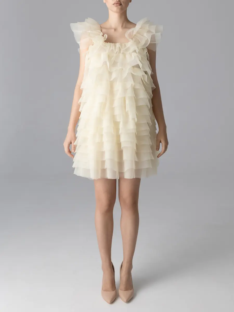 Платье из органзы