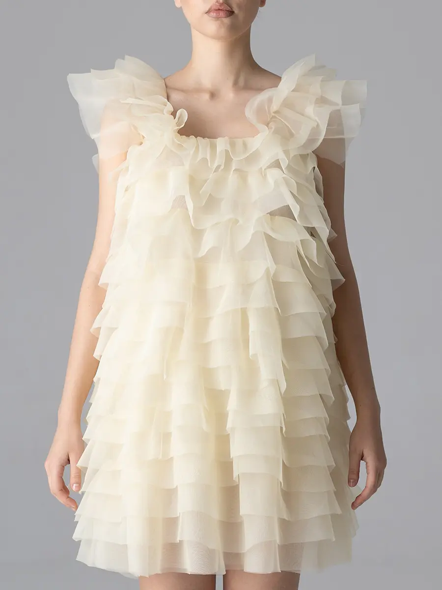 Платье из органзы