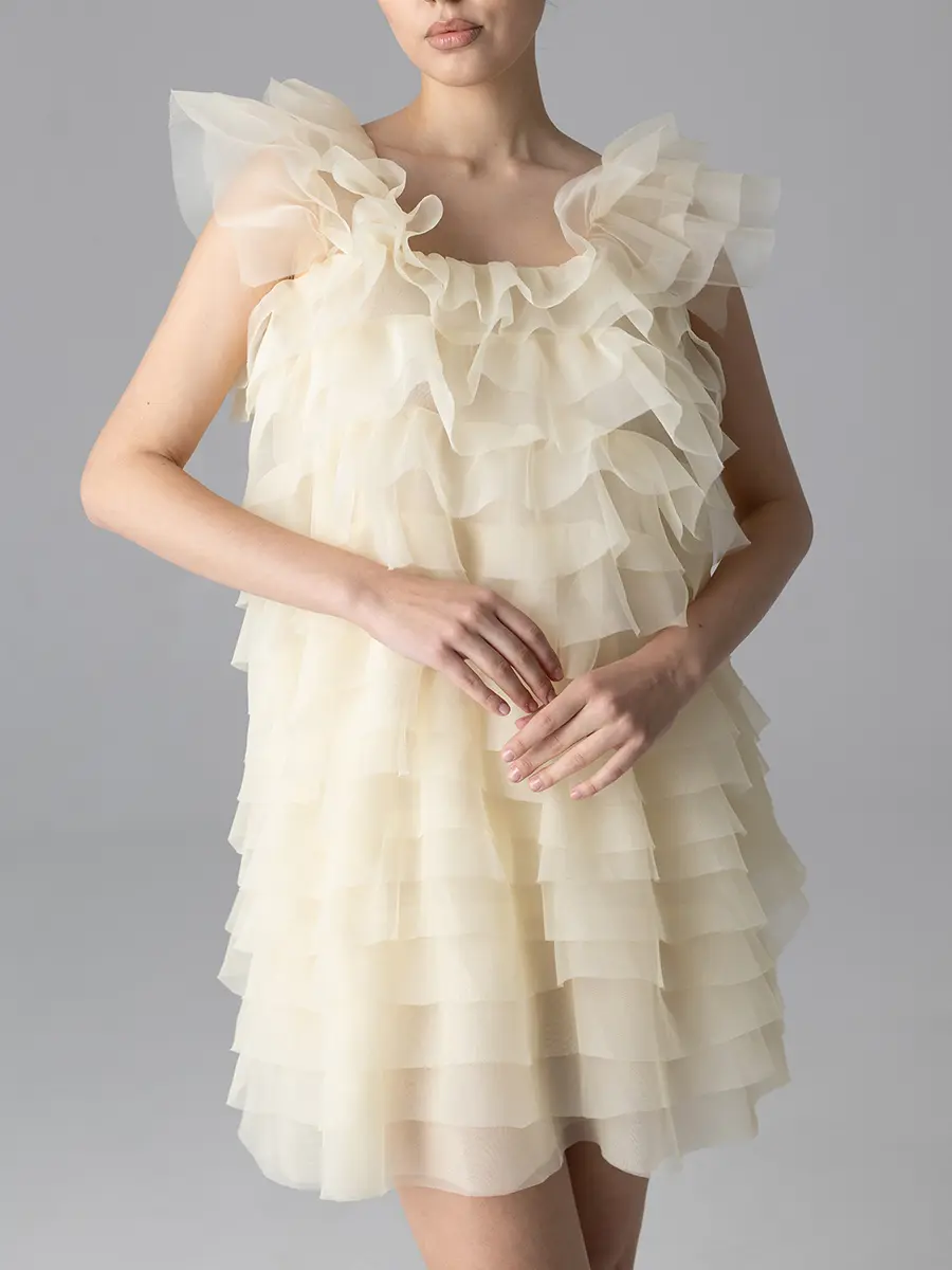 Платье из органзы