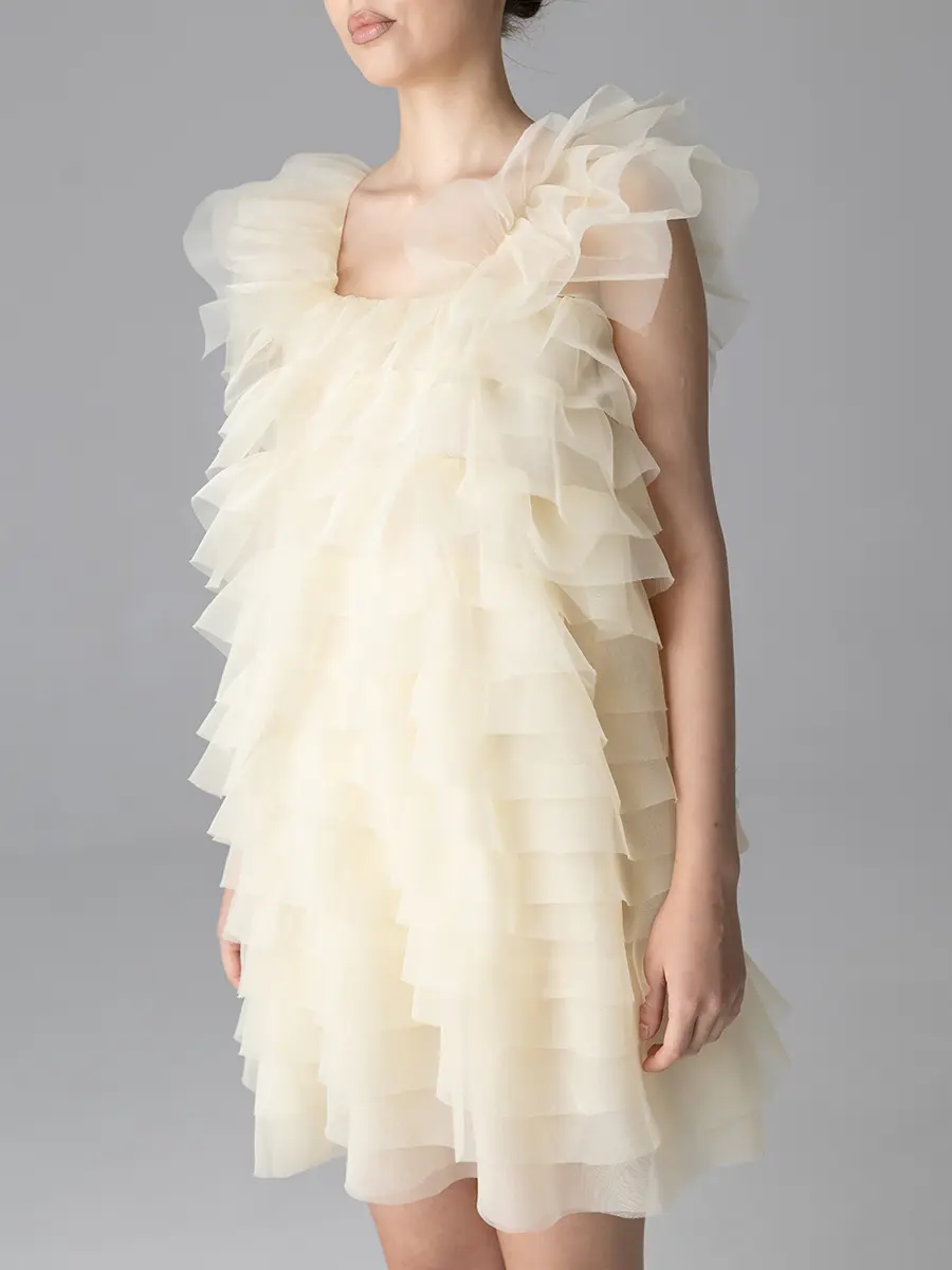 Платье из органзы