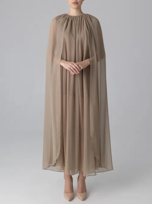 Платье-кейп шелковое BÜRO UNIQUE