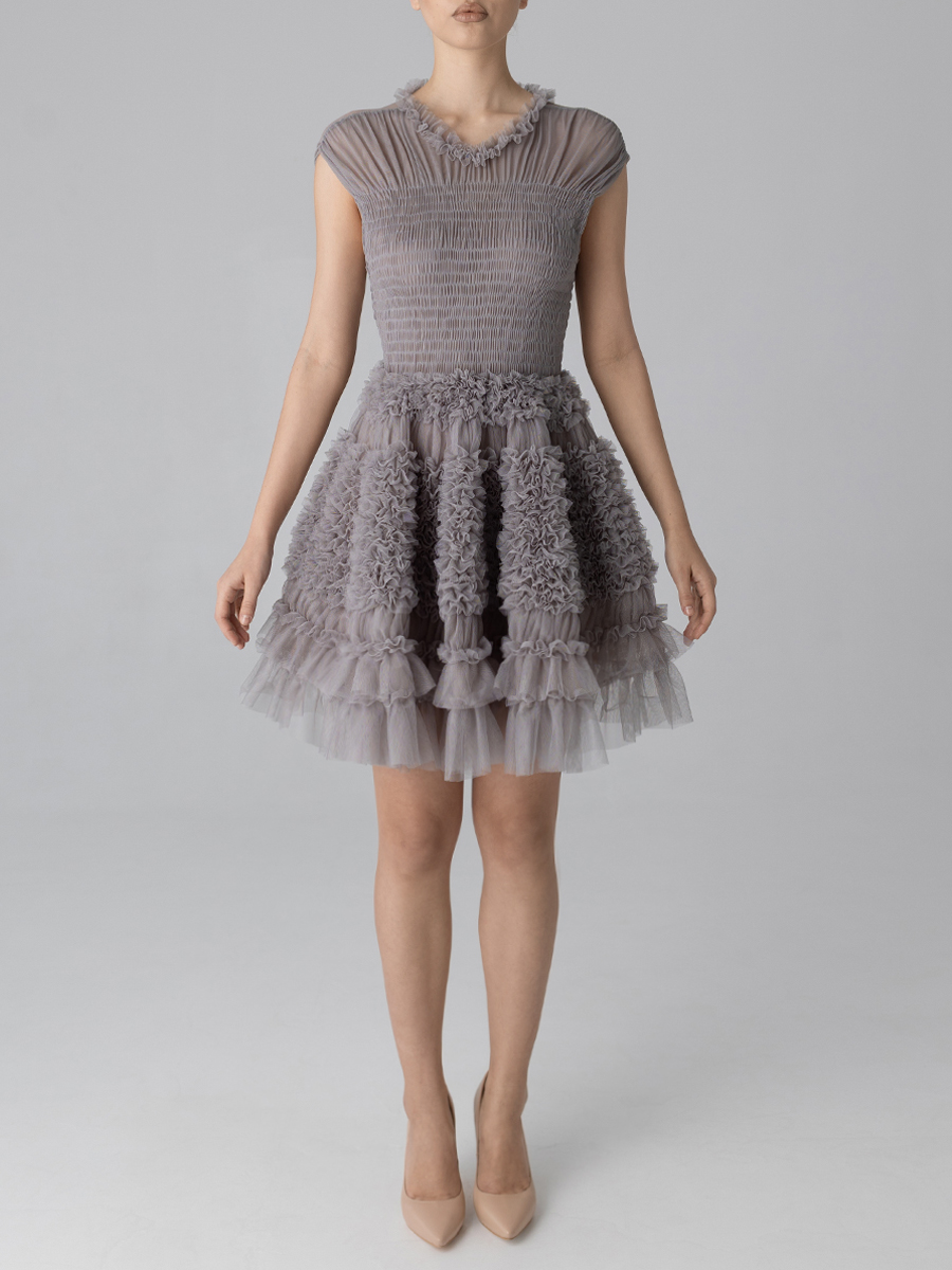 Платье однотонное WOW DRESS