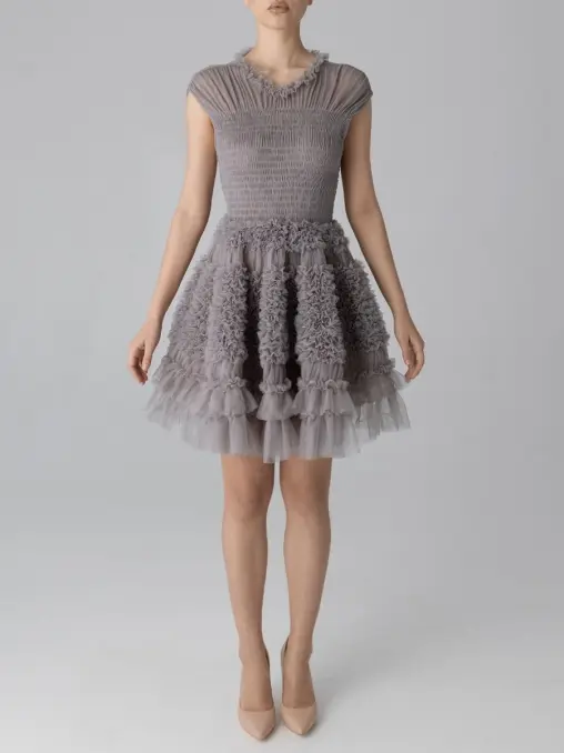 Платье однотонное WOW DRESS BÜRO UNIQUE