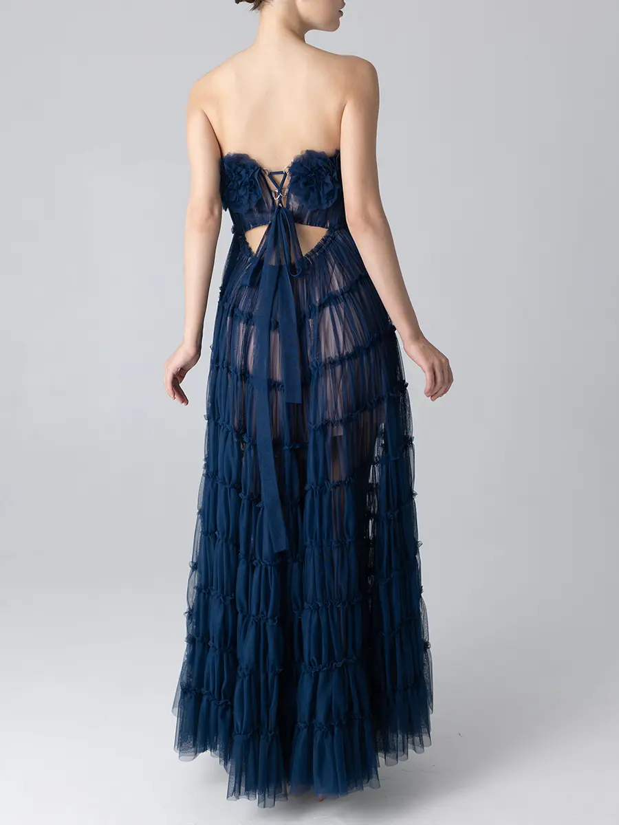 Платье с декором Bouquet