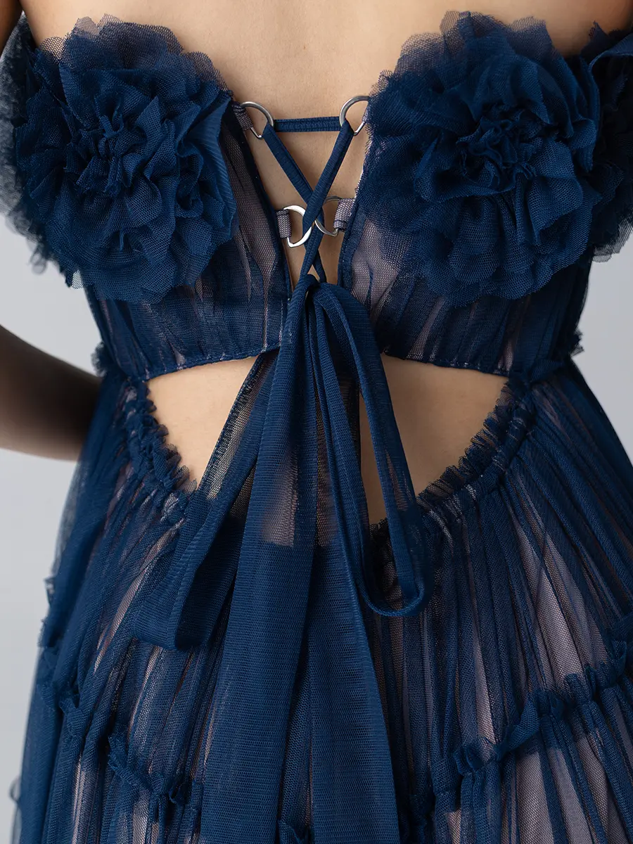 Платье с декором Bouquet