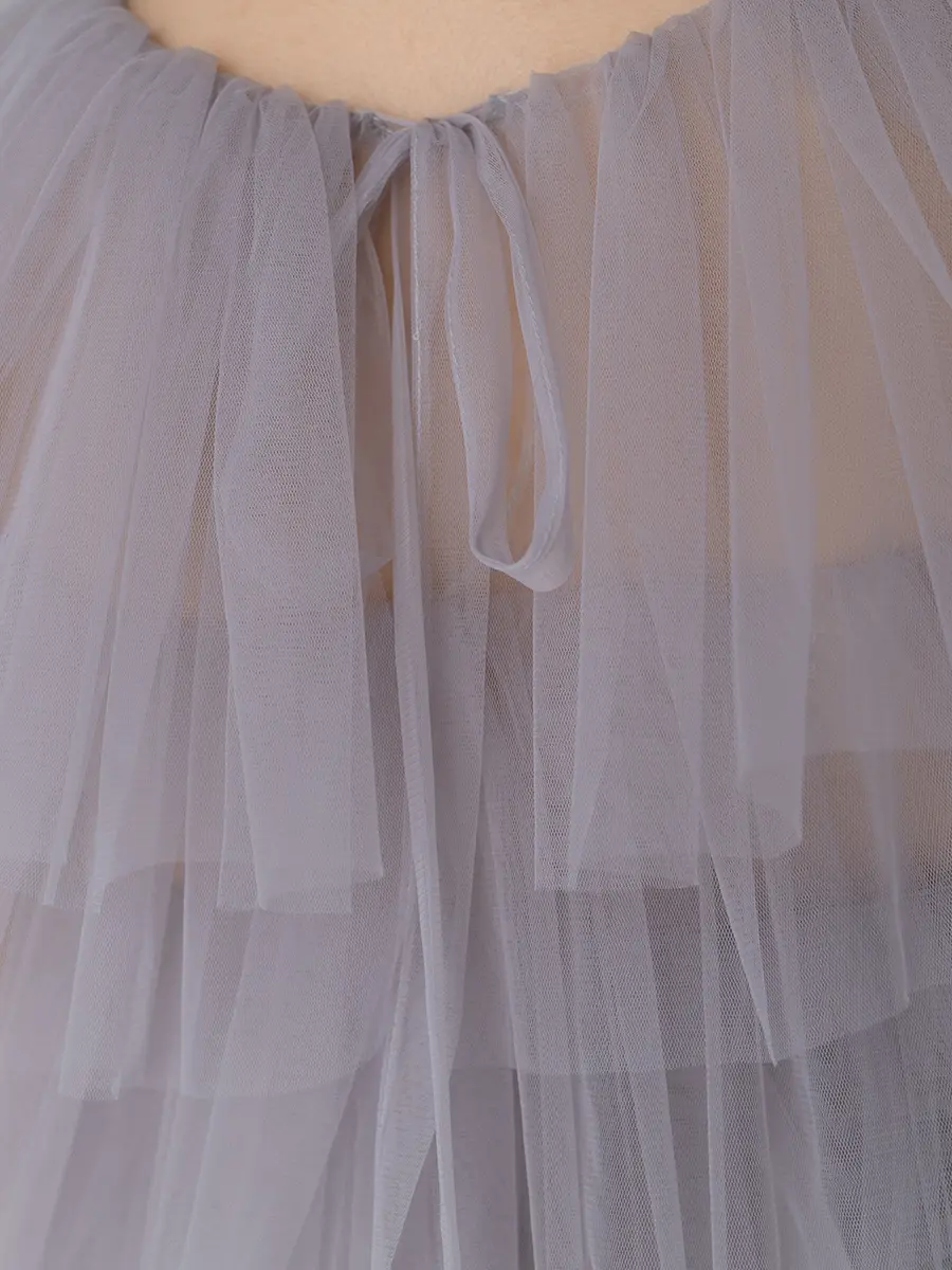 Платье из фатина