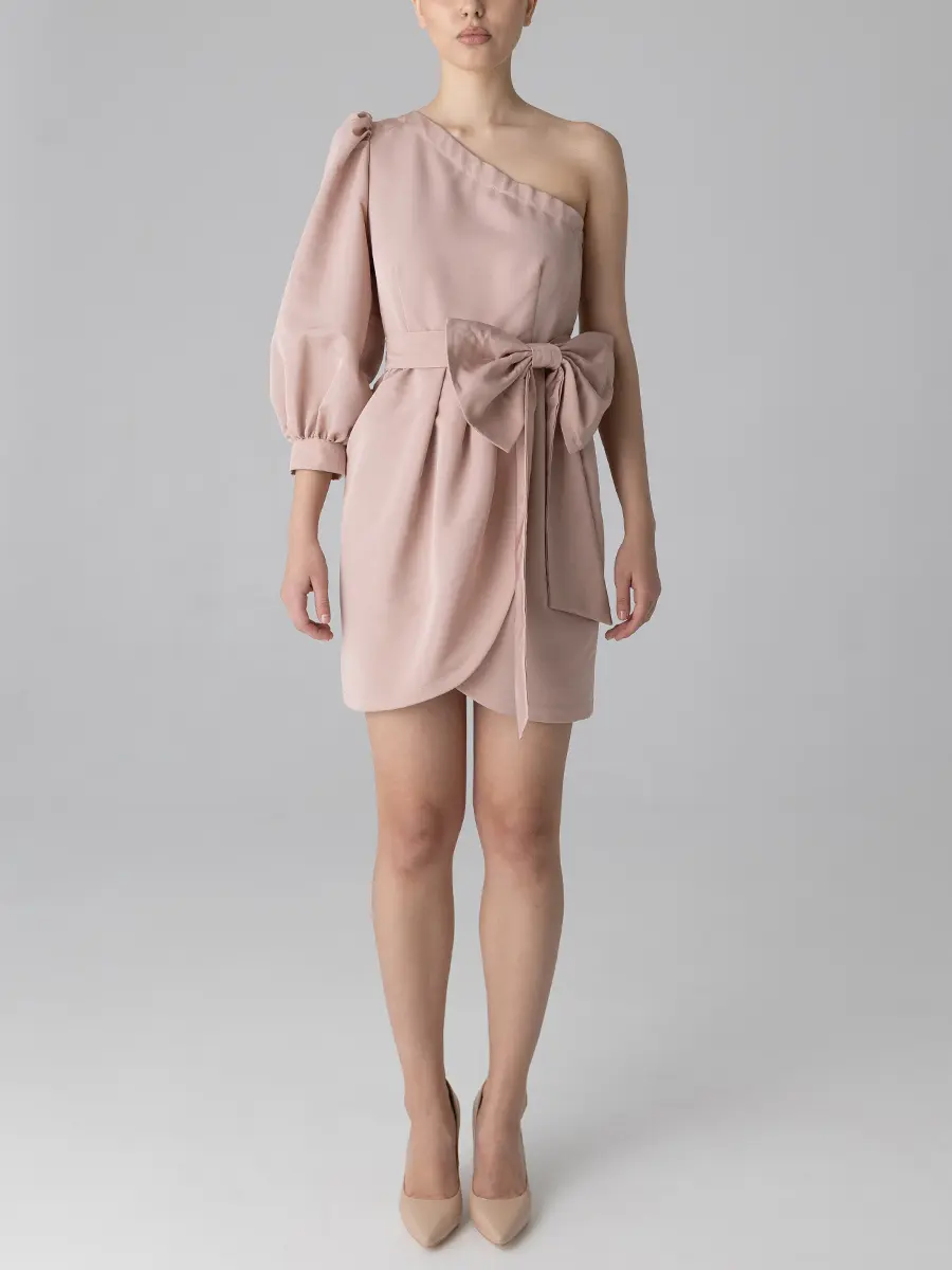 Платье шелковое