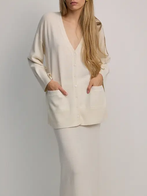 Кардиган из кашемира и шерсти Cashmere Tofu Y.SO