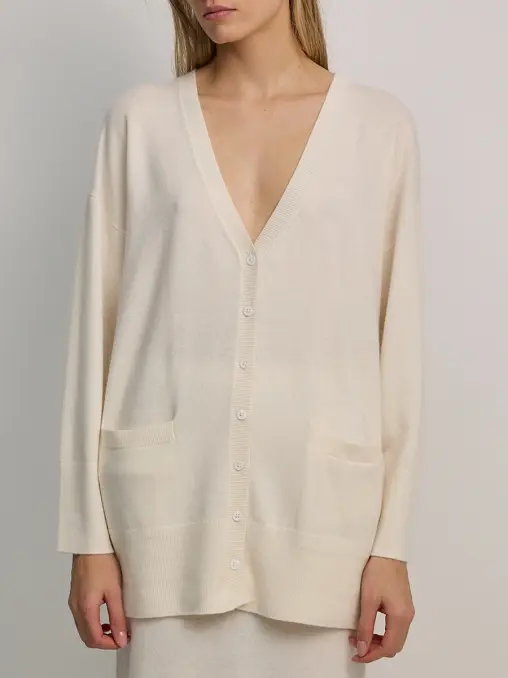 Кардиган из кашемира и шерсти Cashmere Tofu Y.SO