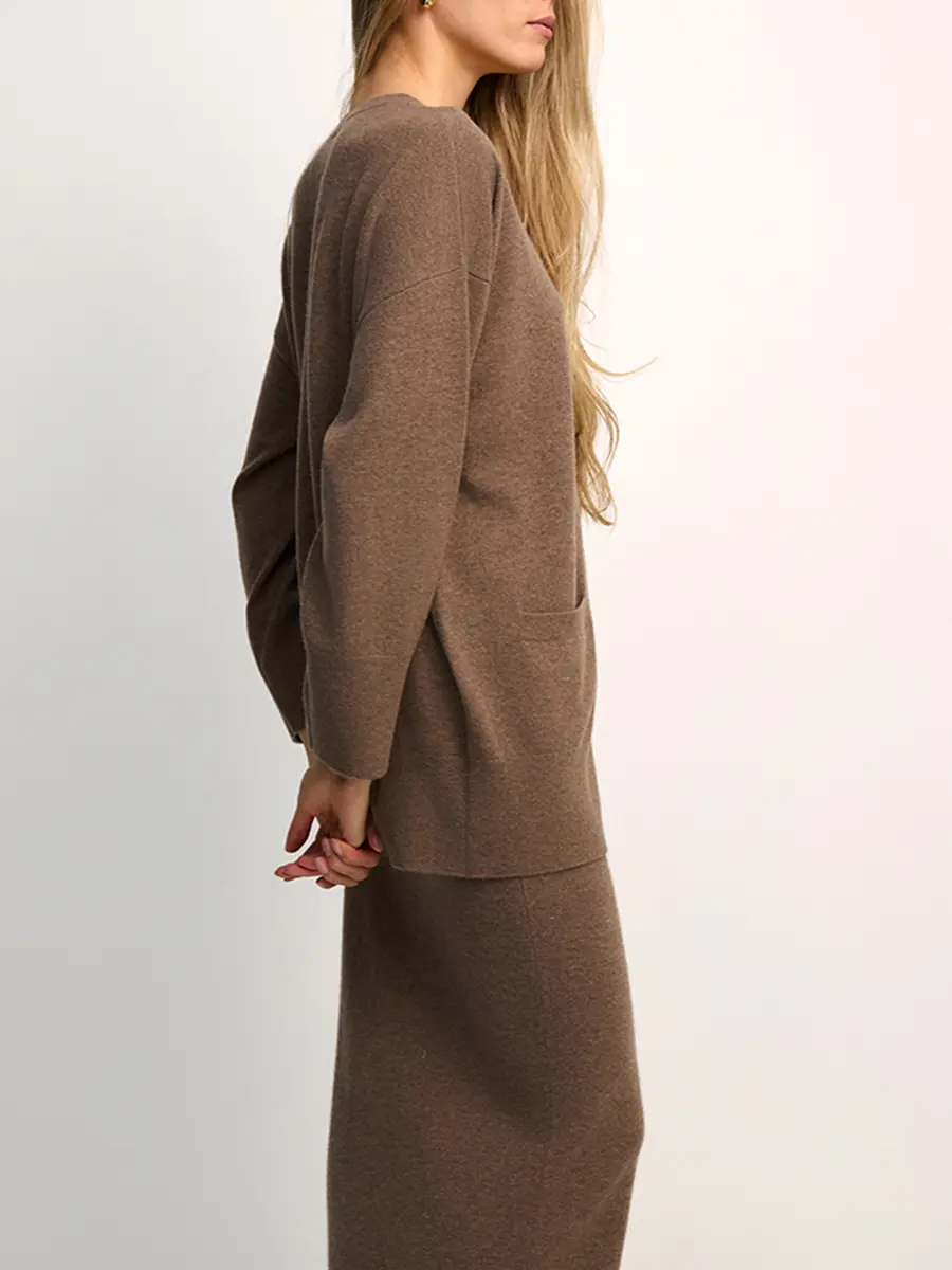 Кардиган из кашемира и шерсти Cashmere Truffle