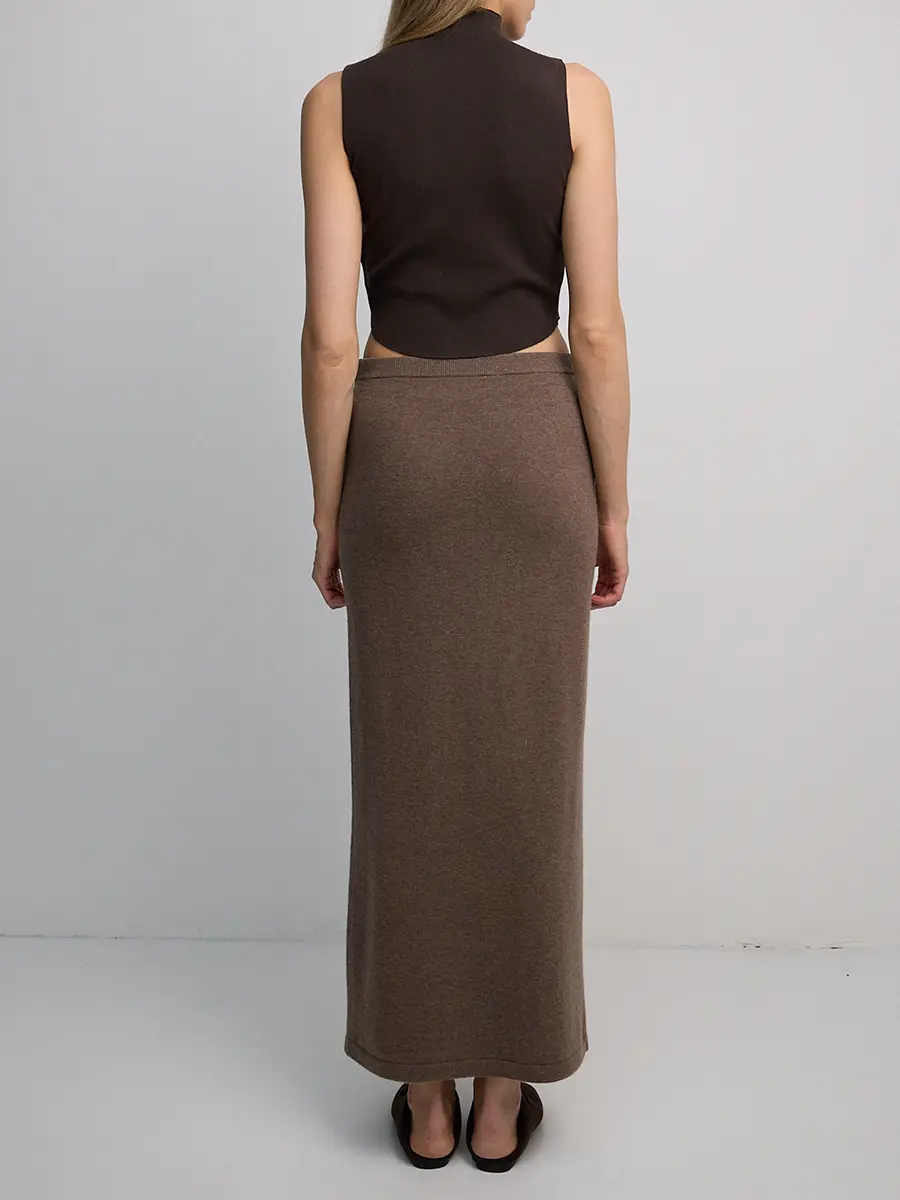 Юбка из кашемира и шерсти Cashmere Truffle