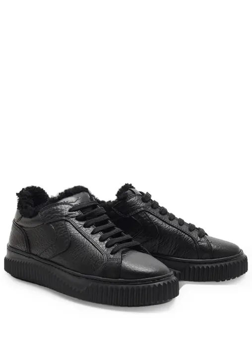 Кеды кожаные на меху VOILE BLANCHE