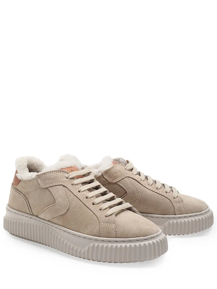 Кеды замшевые на меху