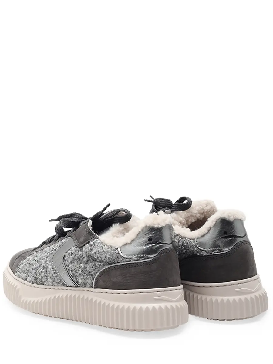 Кеды комбинированные на меху