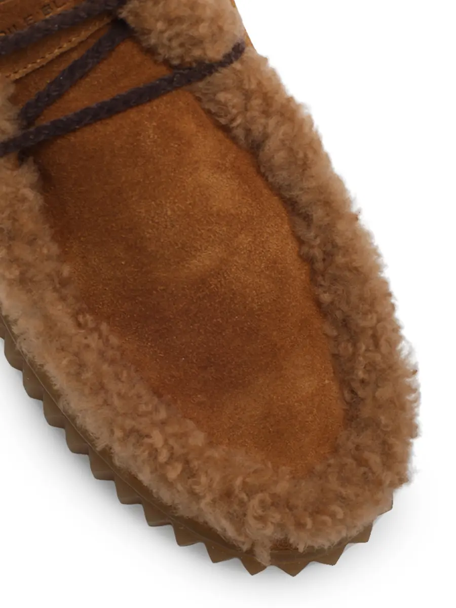 Полуботинки замшевые