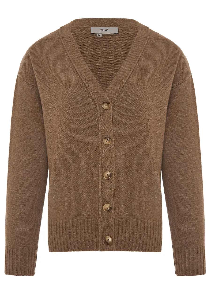 Кардиган из кашемира и шерсти