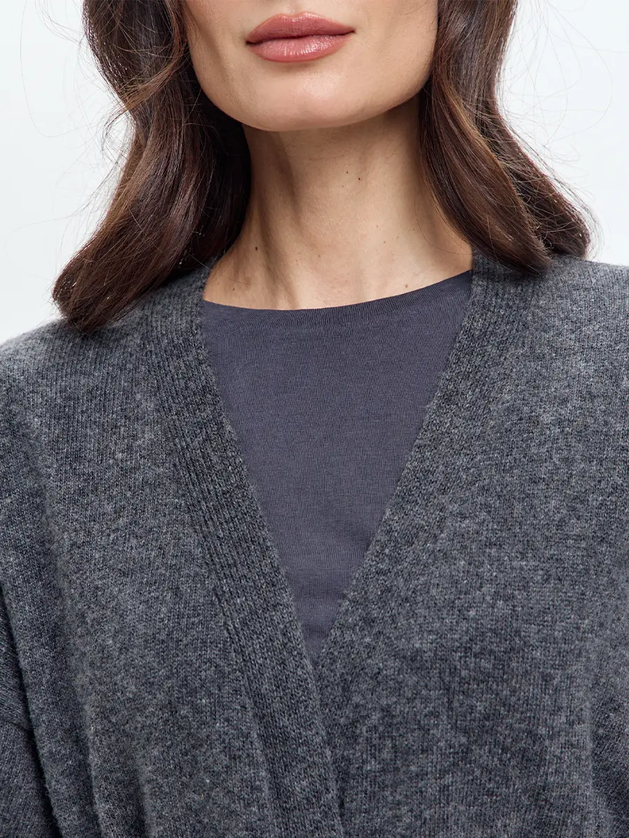 Кардиган из кашемира и шерсти