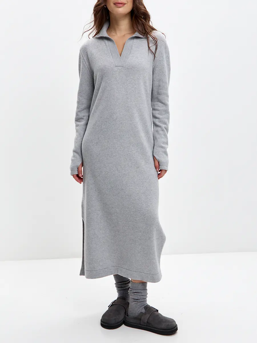Платье из кашемира и шерсти