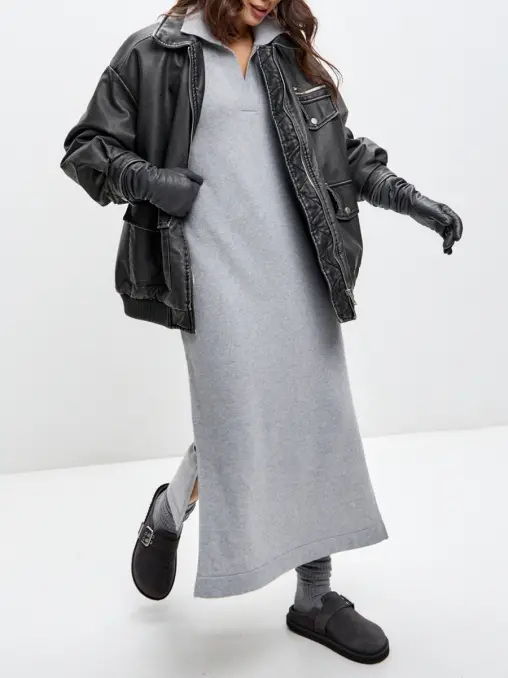 Платье из кашемира и шерсти VINNIS