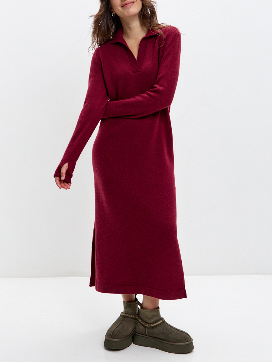 Платье из кашемира и шерсти