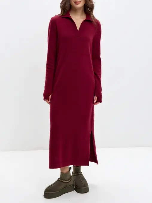 Платье из кашемира и шерсти VINNIS