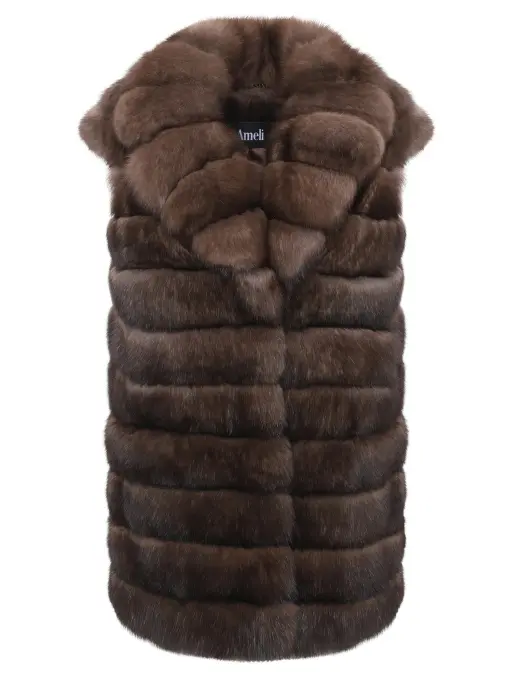 Жилет из меха соболя AMELI
