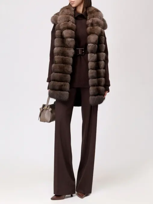 Жилет из меха соболя AMELI