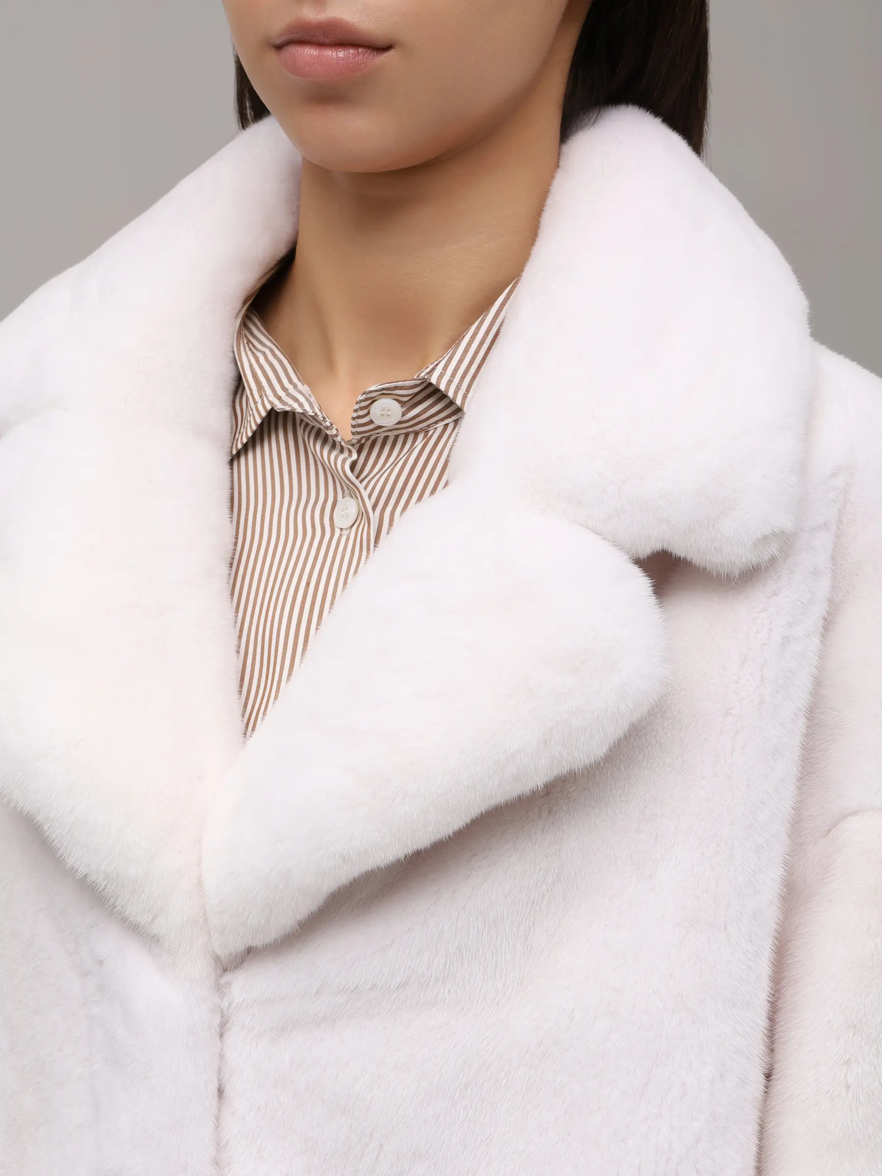 Полушубок норковый