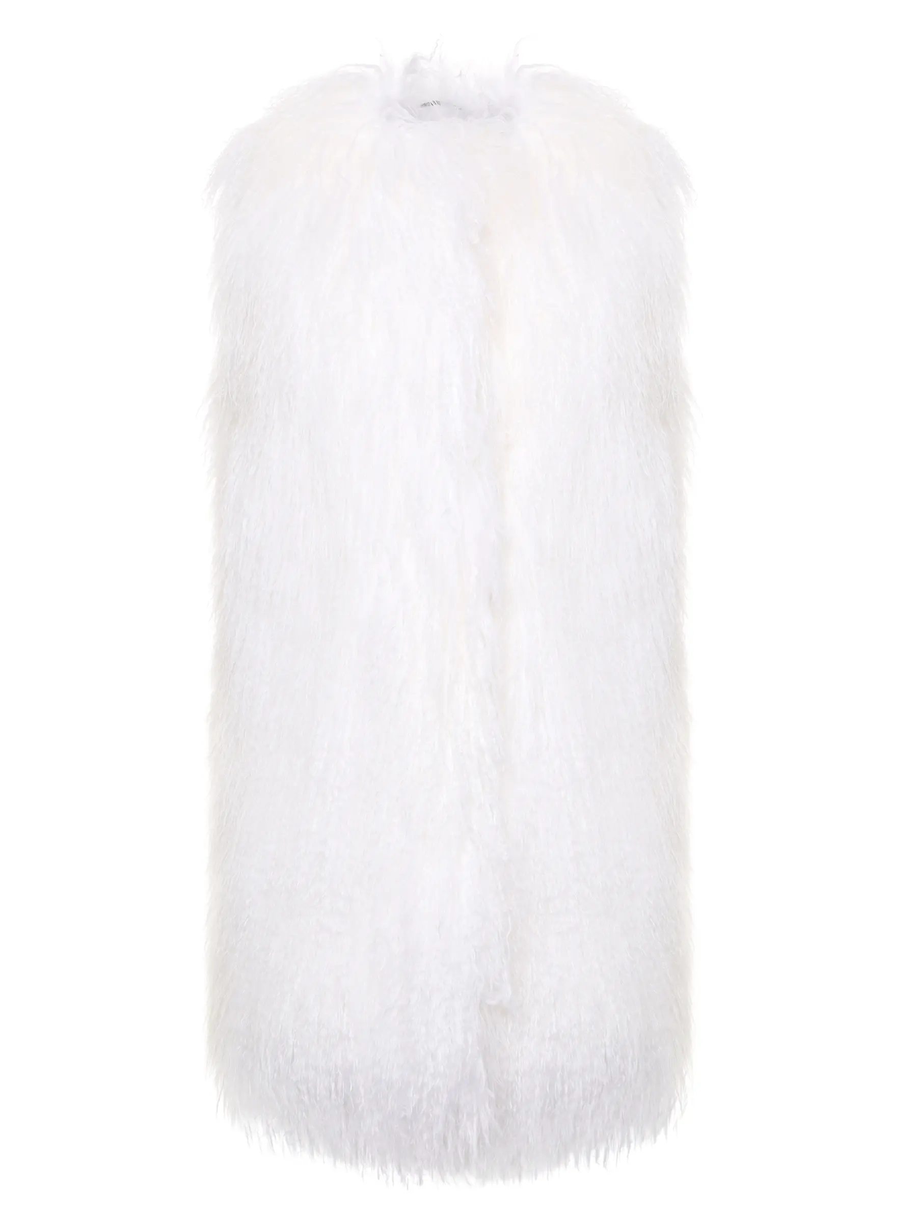 Жилет из меха ламы