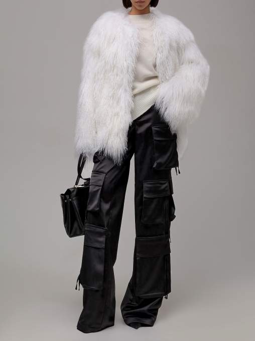 Шуба из меха ламы AMELI