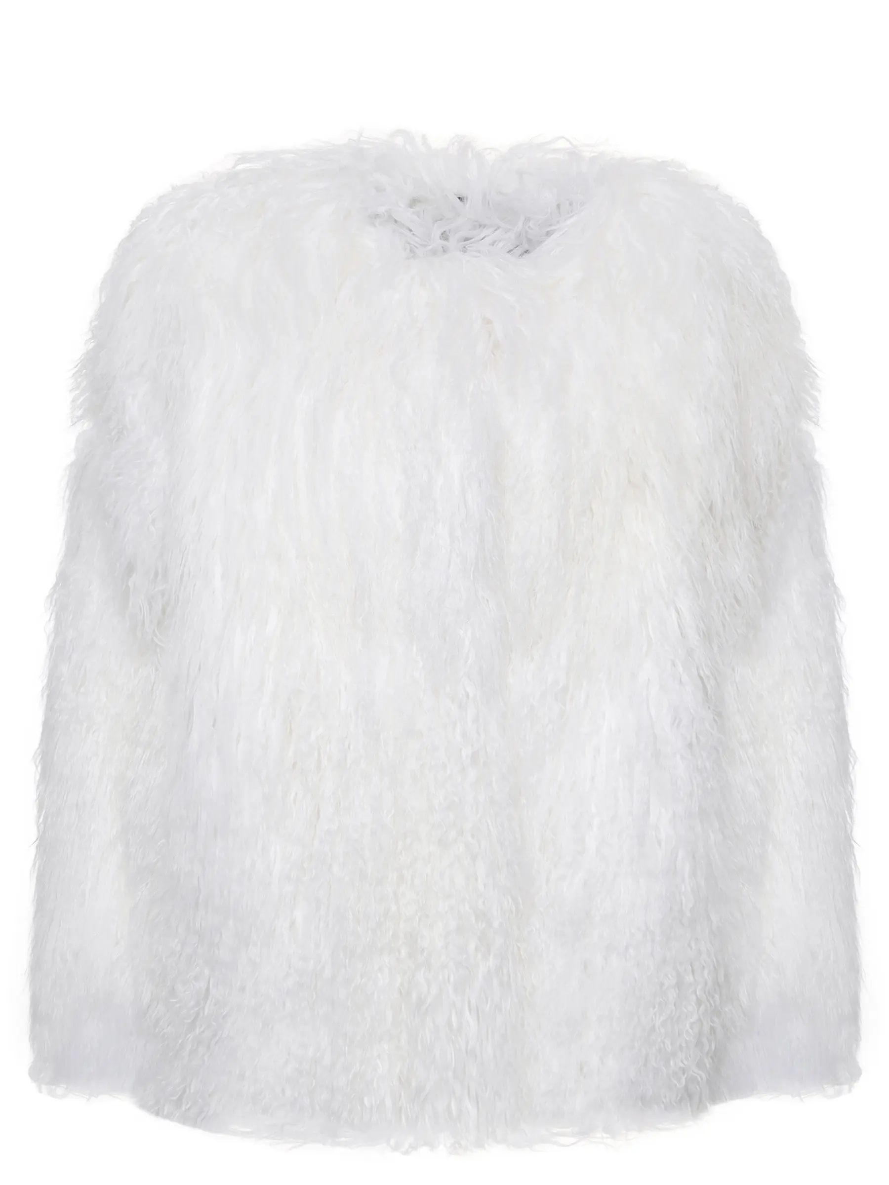 Шуба из меха ламы